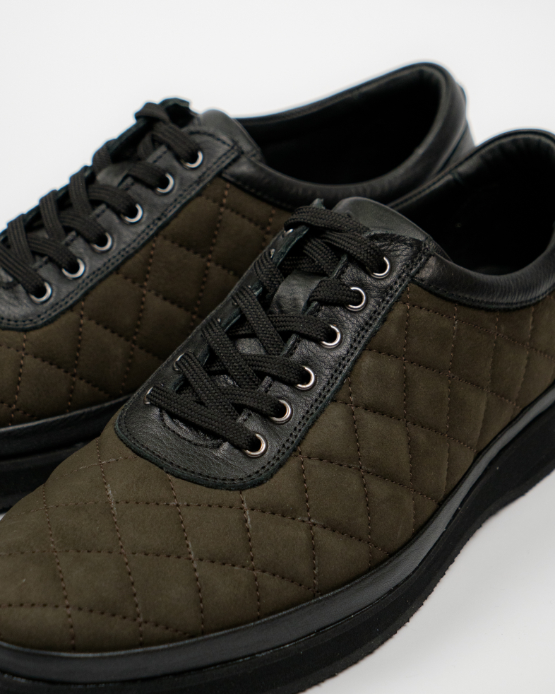 SNEAKERS VERDE PIELE INTOARSA 210222171986-3 06