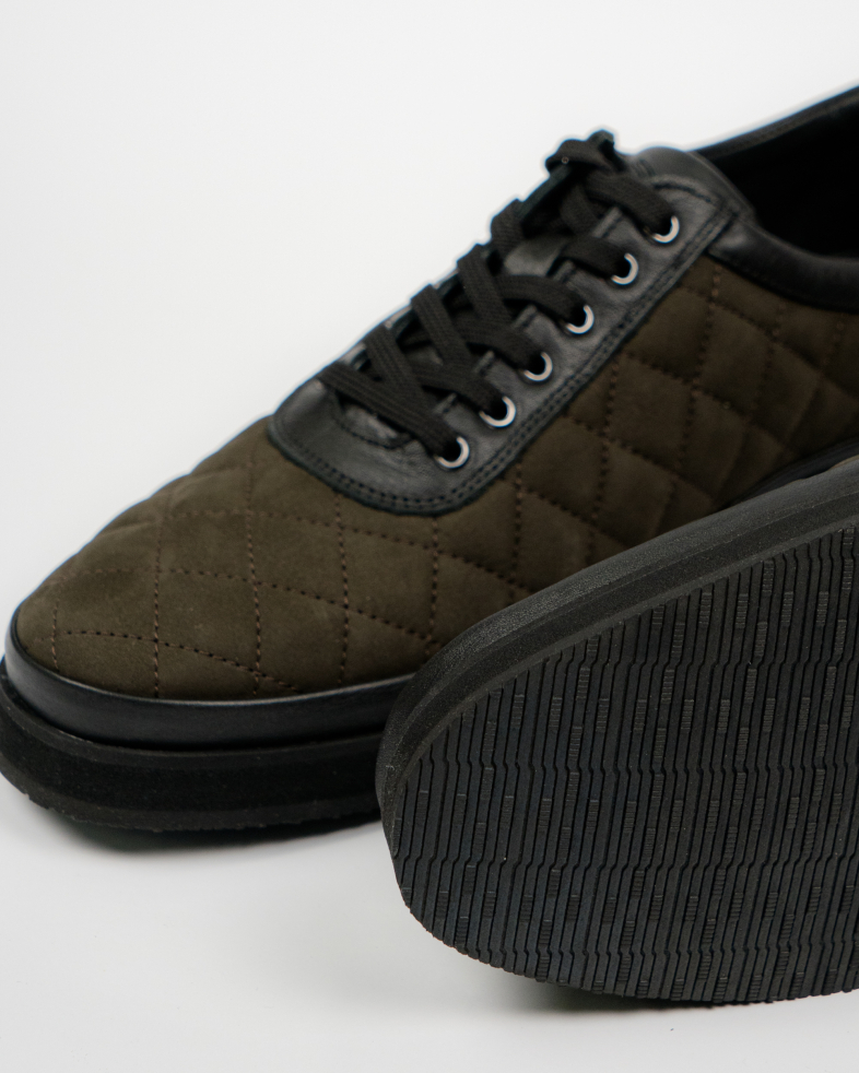 SNEAKERS VERDE PIELE INTOARSA 210222171986-3 03
