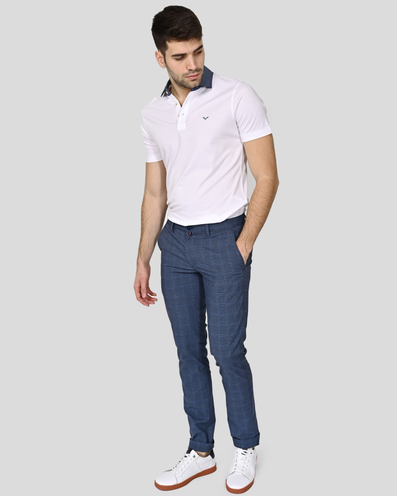 PANTALONI SLIM ALBASTRI IN CAROURI 240134088535-2 02