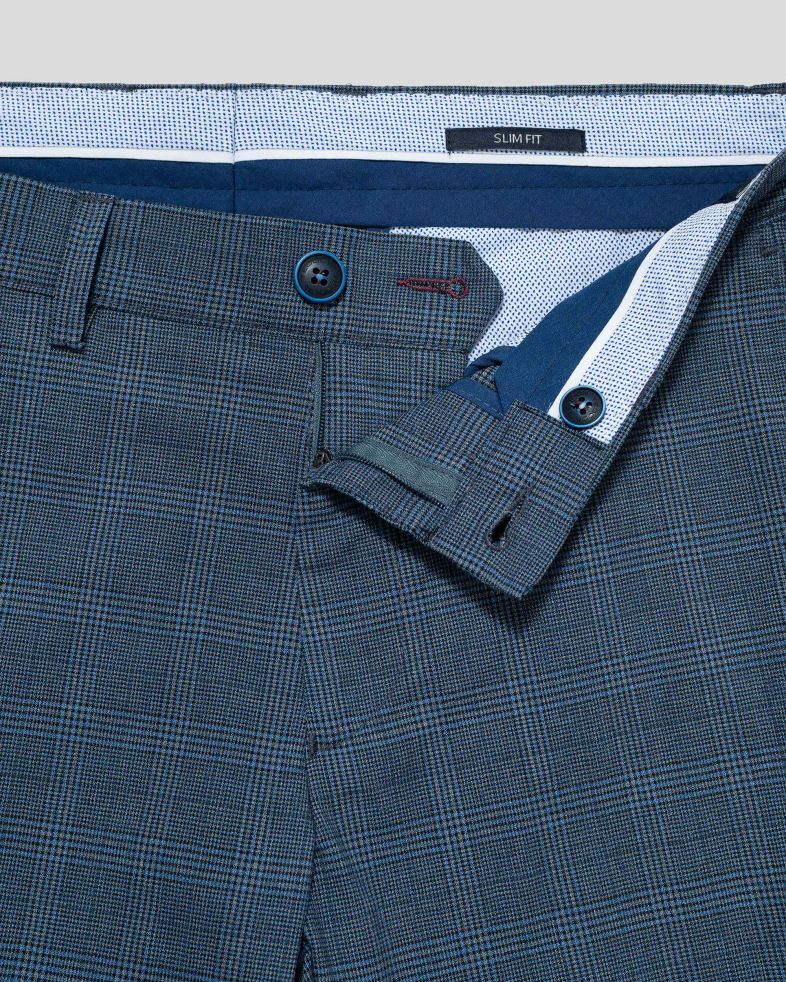 PANTALONI SLIM ALBASTRI IN CAROURI 240134088535-2 05