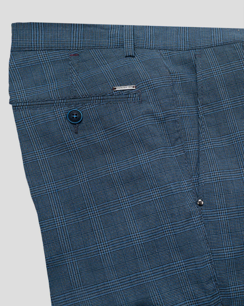 PANTALONI SLIM ALBASTRI IN CAROURI 240134088535-2 06