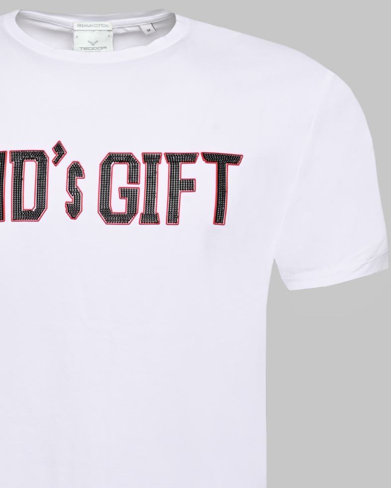 TRICOU ALB CU DESEN 240161131742-1 05