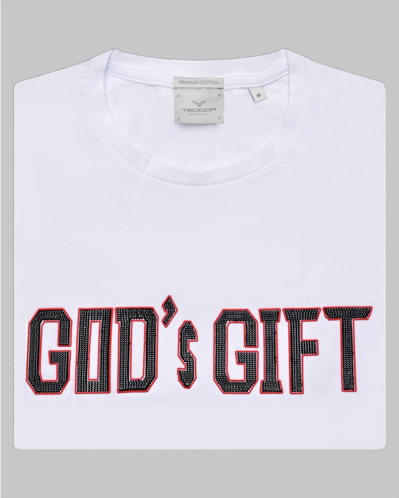 TRICOU ALB CU DESEN 240161131742-1 06