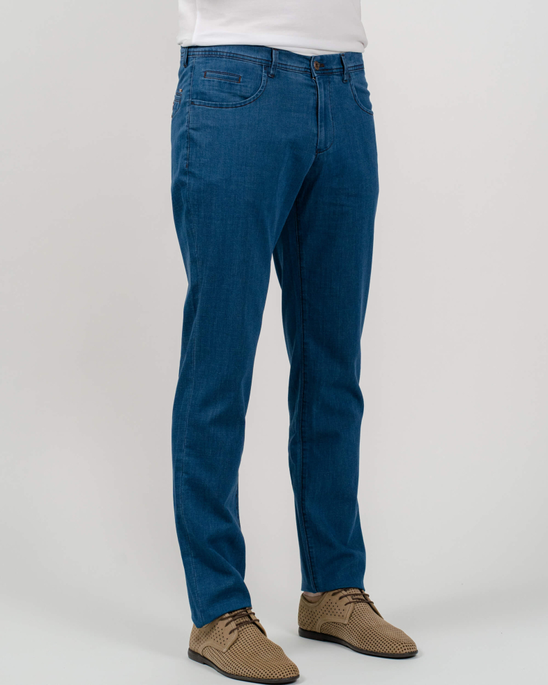 PANTALONI SLIM ALBASTRI 210113088275-4 05