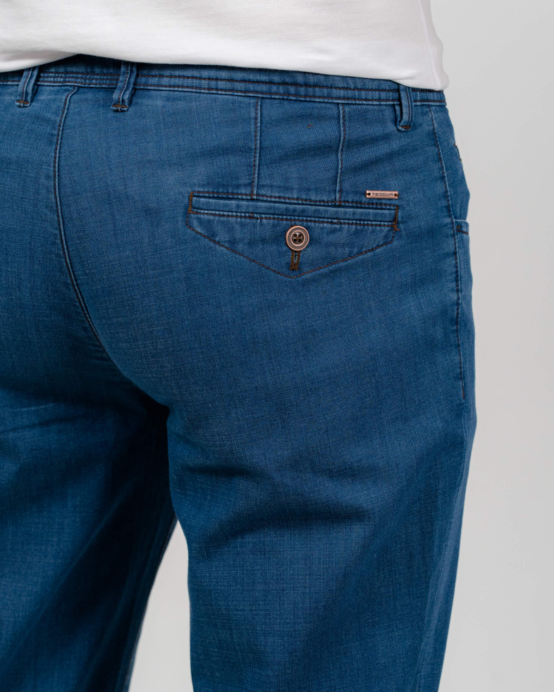 PANTALONI SLIM ALBASTRI 210113088275-4 03