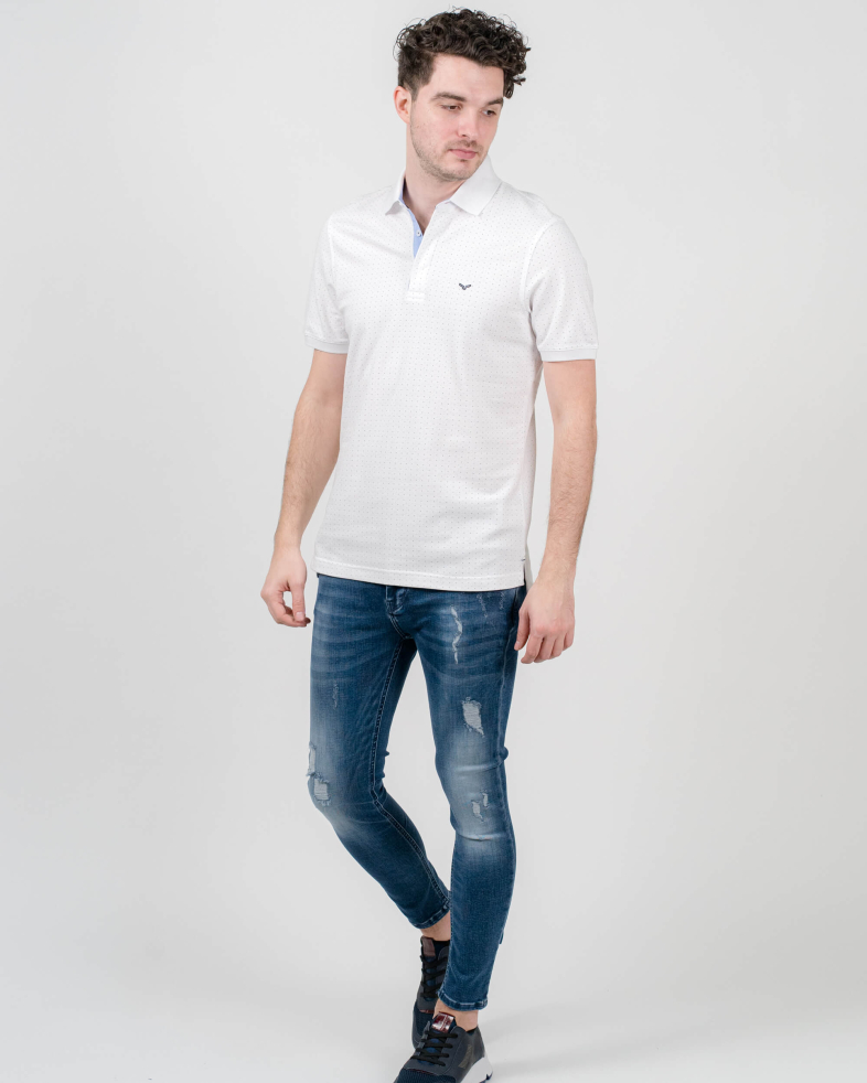 TRICOU POLO SLIM ALB PRINT GEOMETRIC 210110131481-1 04