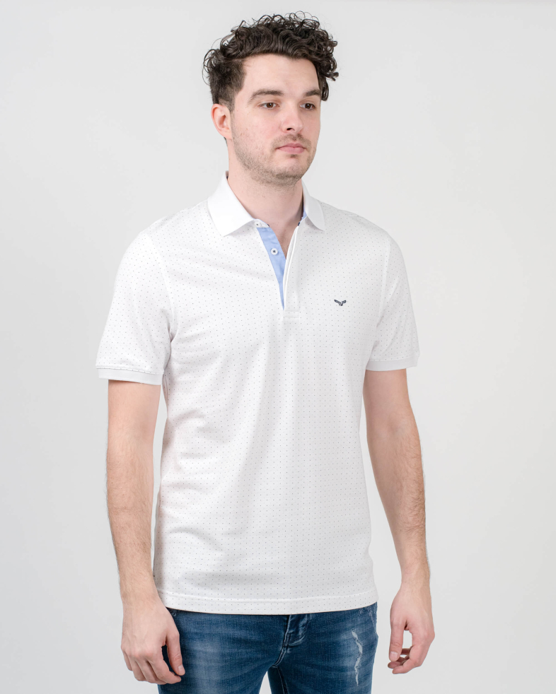 TRICOU POLO SLIM ALB PRINT GEOMETRIC 210110131481-1 05