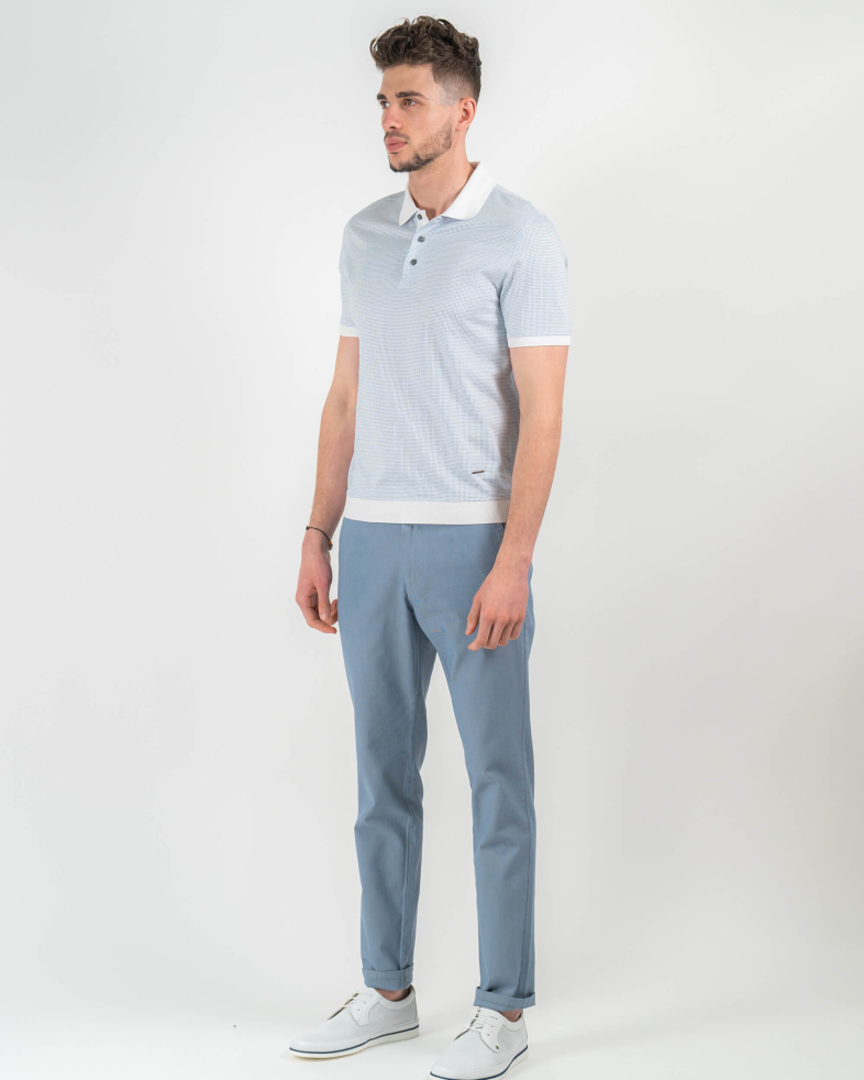 TRICOU POLO ALB PRINT GEOMETRIC 220110131566-1 04