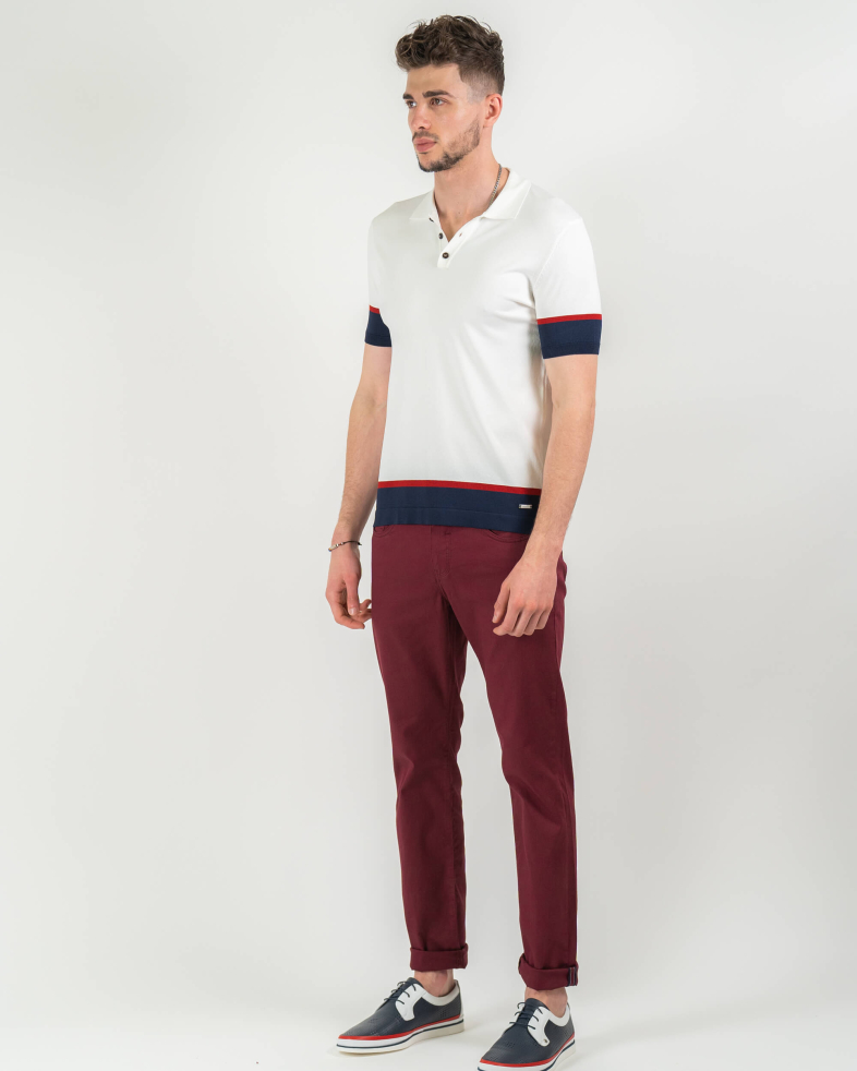 TRICOU POLO ALB PRINT GEOMETRIC 220116131536-2 04