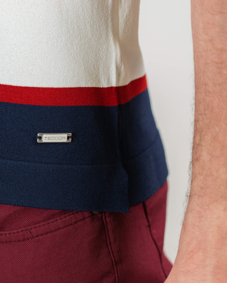 TRICOU POLO ALB PRINT GEOMETRIC 220116131536-2 07
