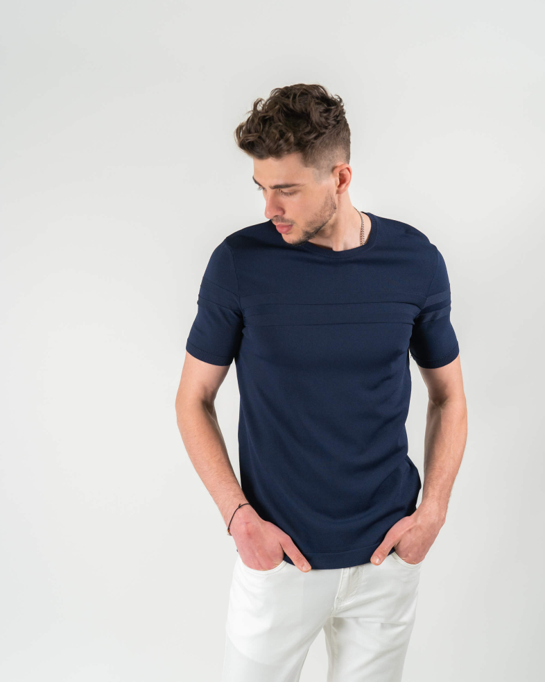 TRICOU BLEUMARIN PRINT GEOMETRIC 220116131540-3 010