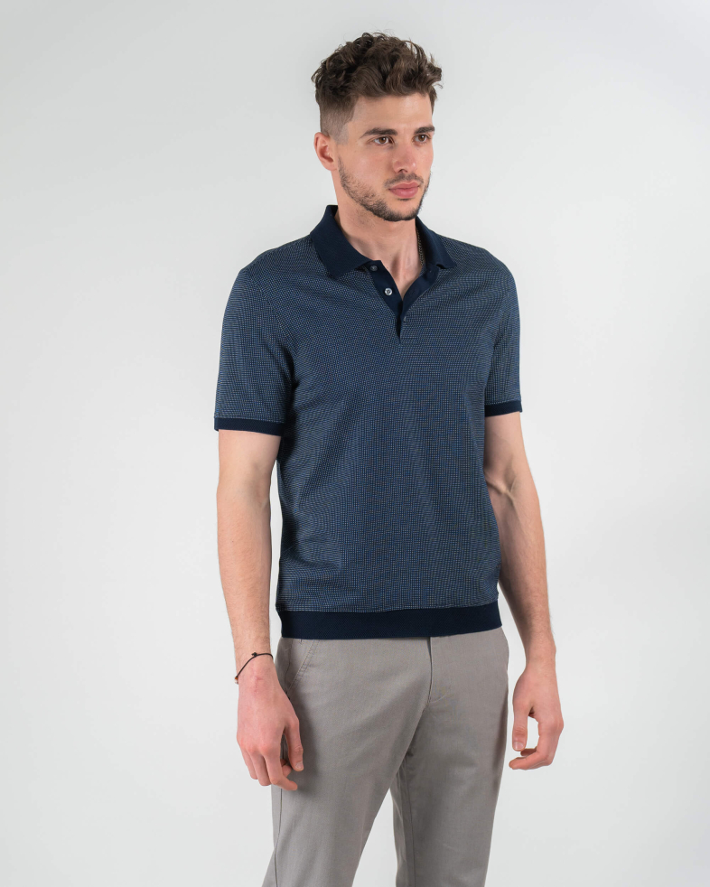 TRICOU POLO BLEUMARIN PRINT GEOMETRIC 220110131566-2 05