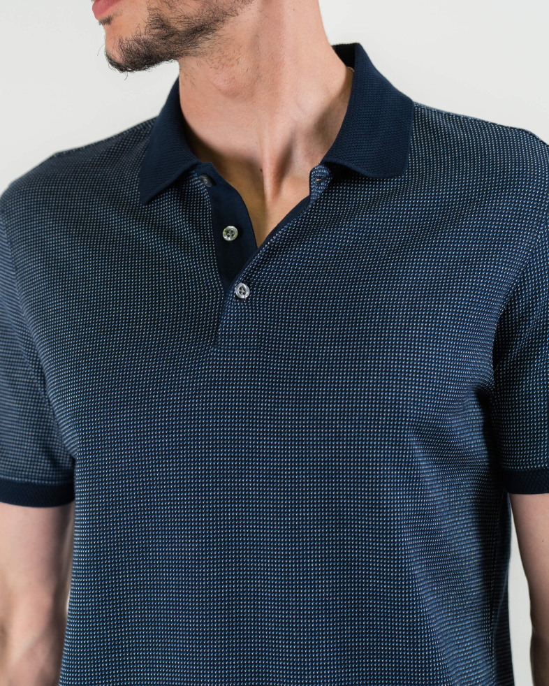 TRICOU POLO BLEUMARIN PRINT GEOMETRIC 220110131566-2 06