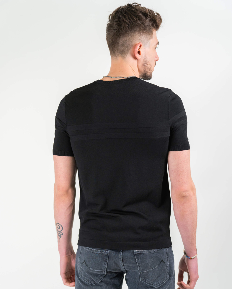TRICOU NEGRU PRINT GEOMETRIC 220116131540-2 08
