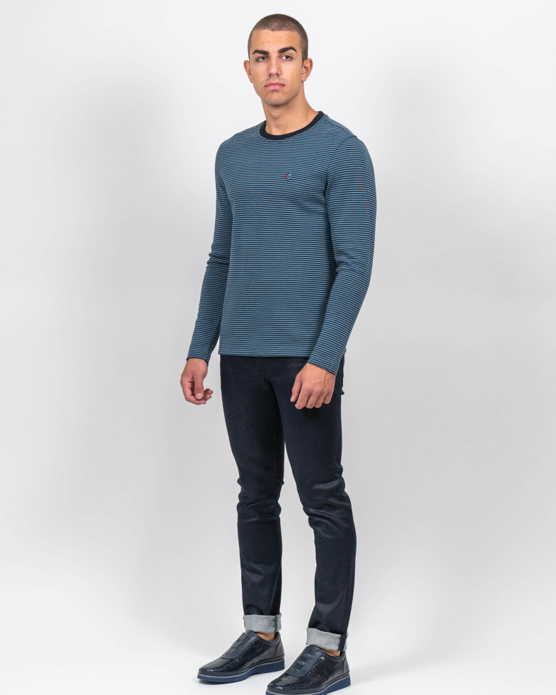 BLUZA ALBASTRA CU DUNGI 220210141466-2 02