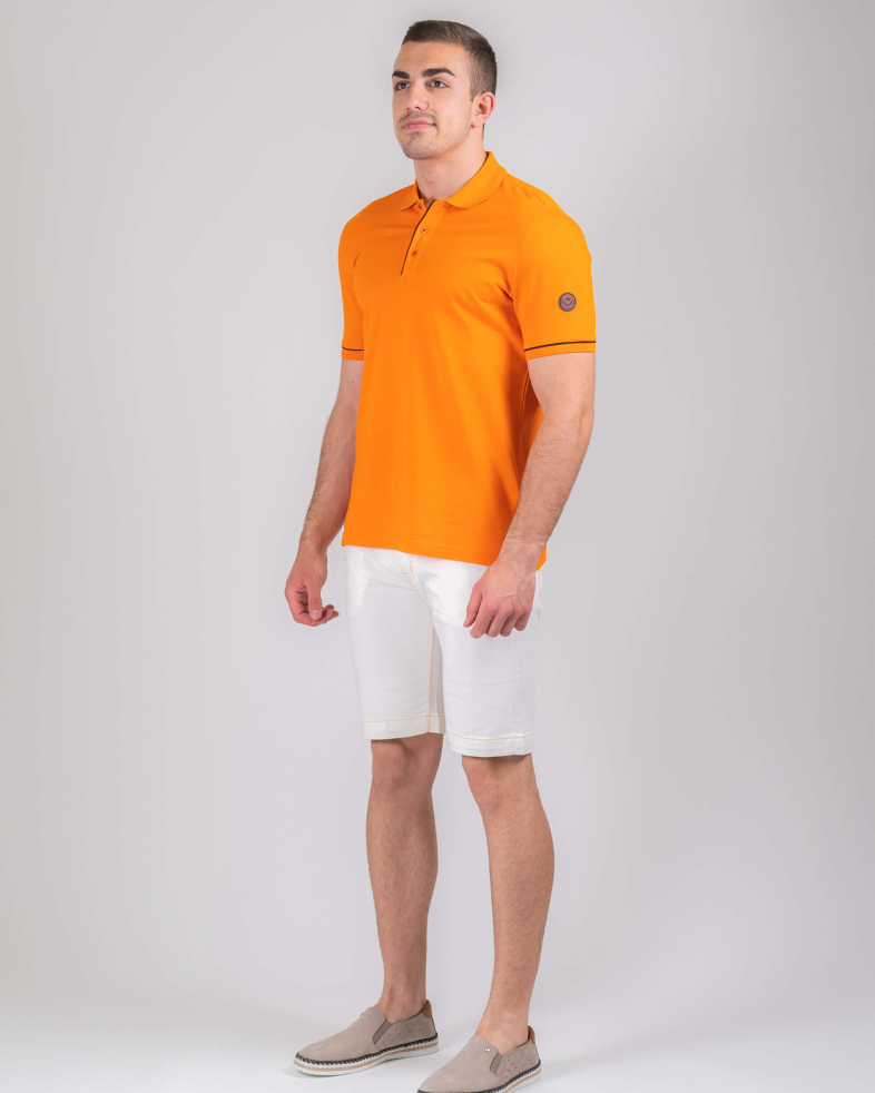 TRICOU POLO SLIM PORTOCALIU 220110131573-2 09