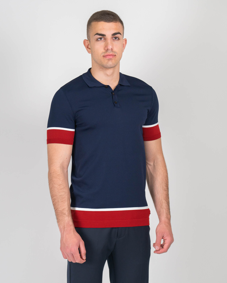 TRICOU POLO BLEUMARIN PRINT GEOMETRIC 220116131536-1 05