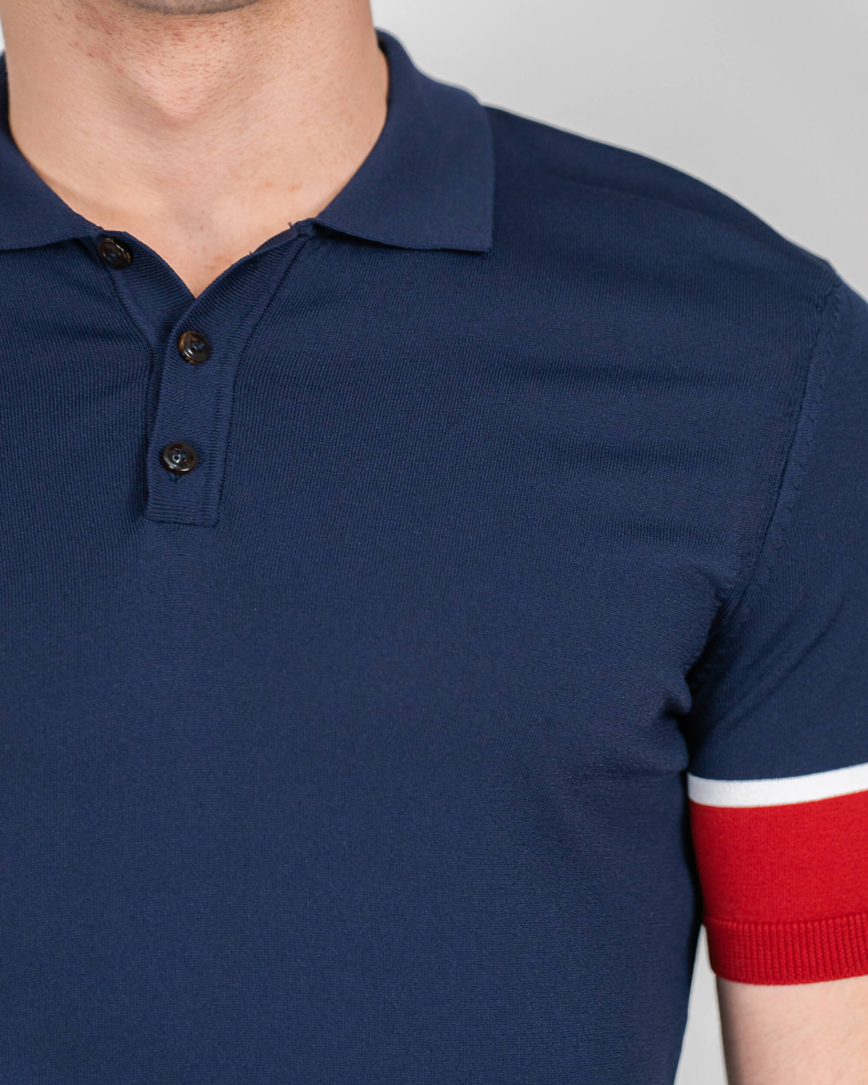 TRICOU POLO BLEUMARIN PRINT GEOMETRIC 220116131536-1 06