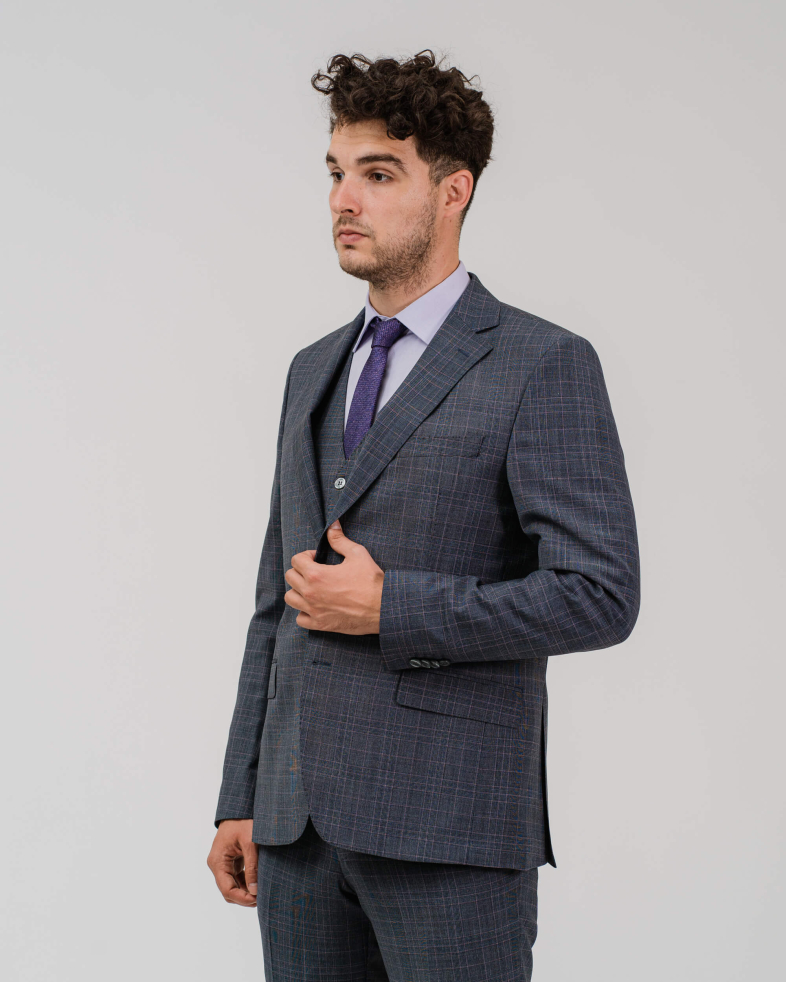 COSTUM SLIM GRI IN CAROURI 210116011083-1 013