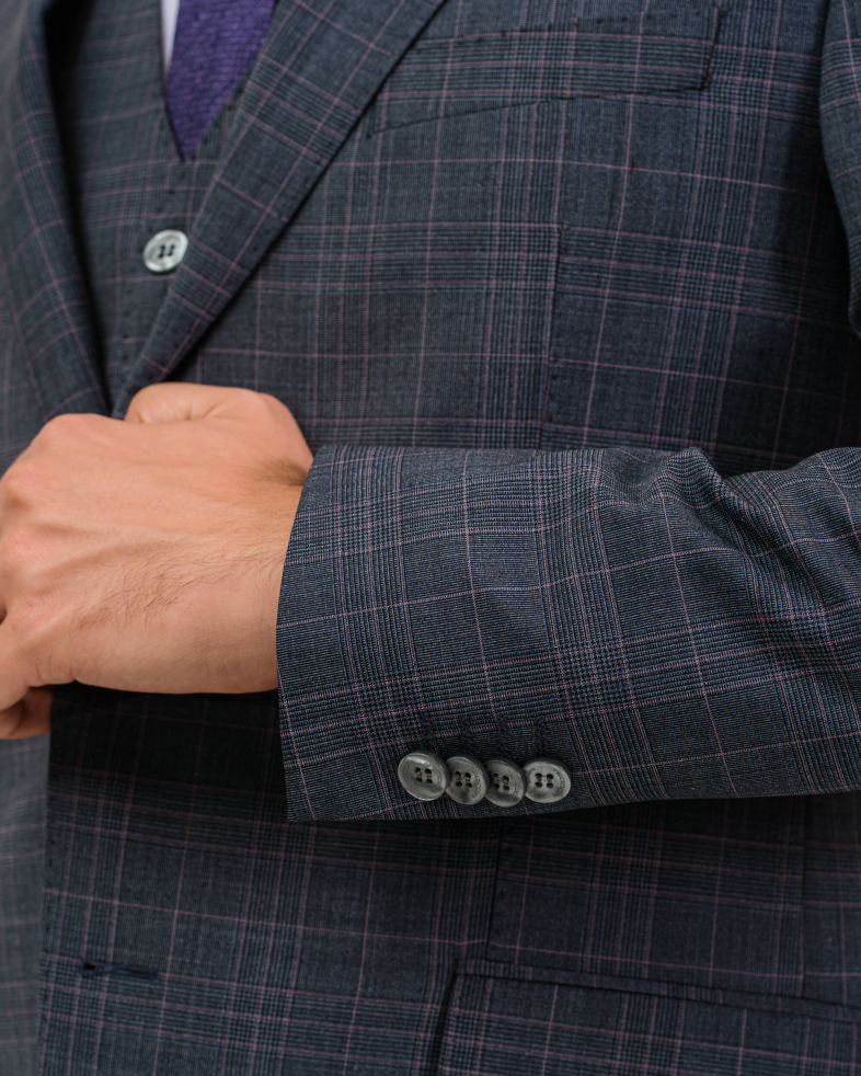 COSTUM SLIM GRI IN CAROURI 210116011083-1 014