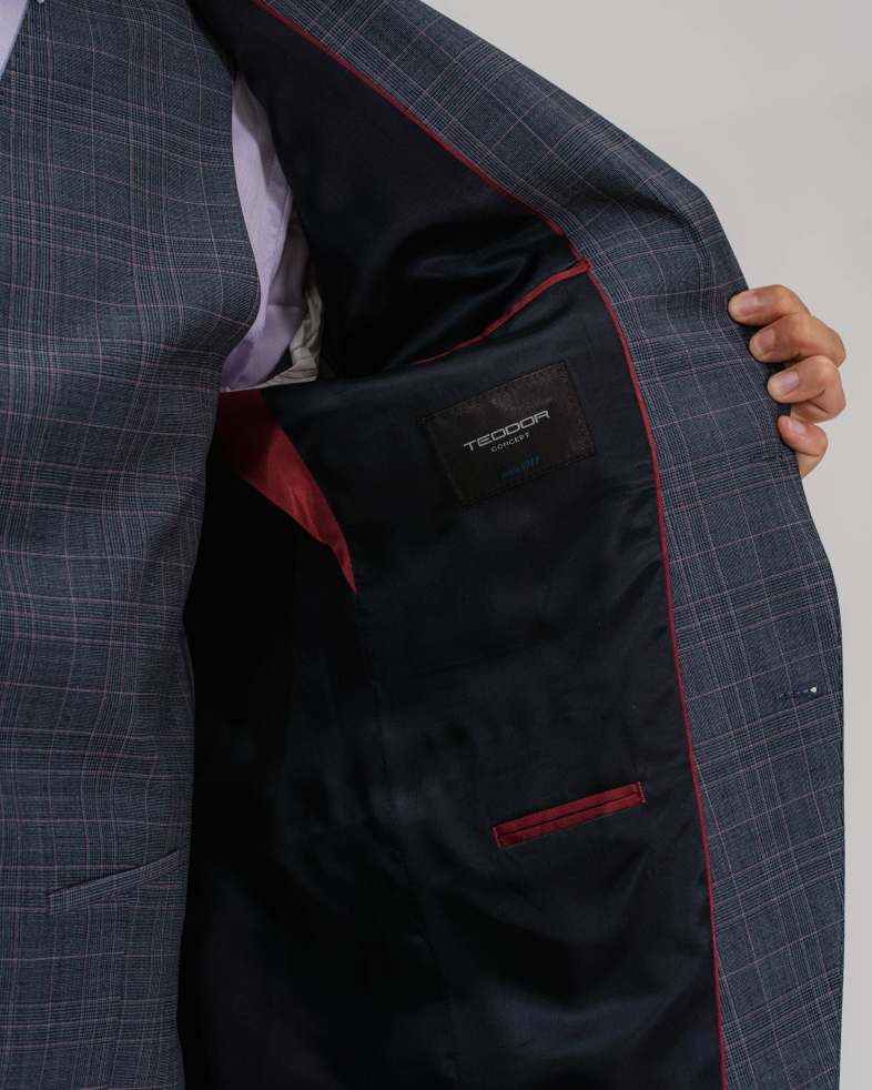 COSTUM SLIM GRI IN CAROURI 210116011083-1 05