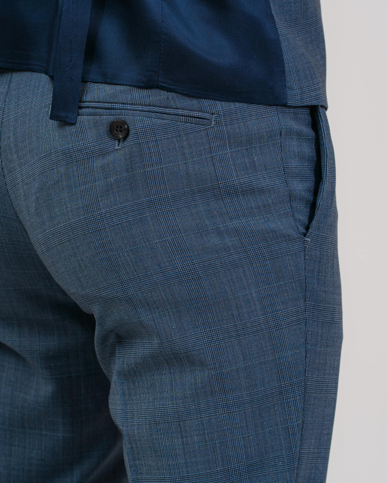COSTUM SLIM ALBASTRU IN CAROURI 210116011083-2 010