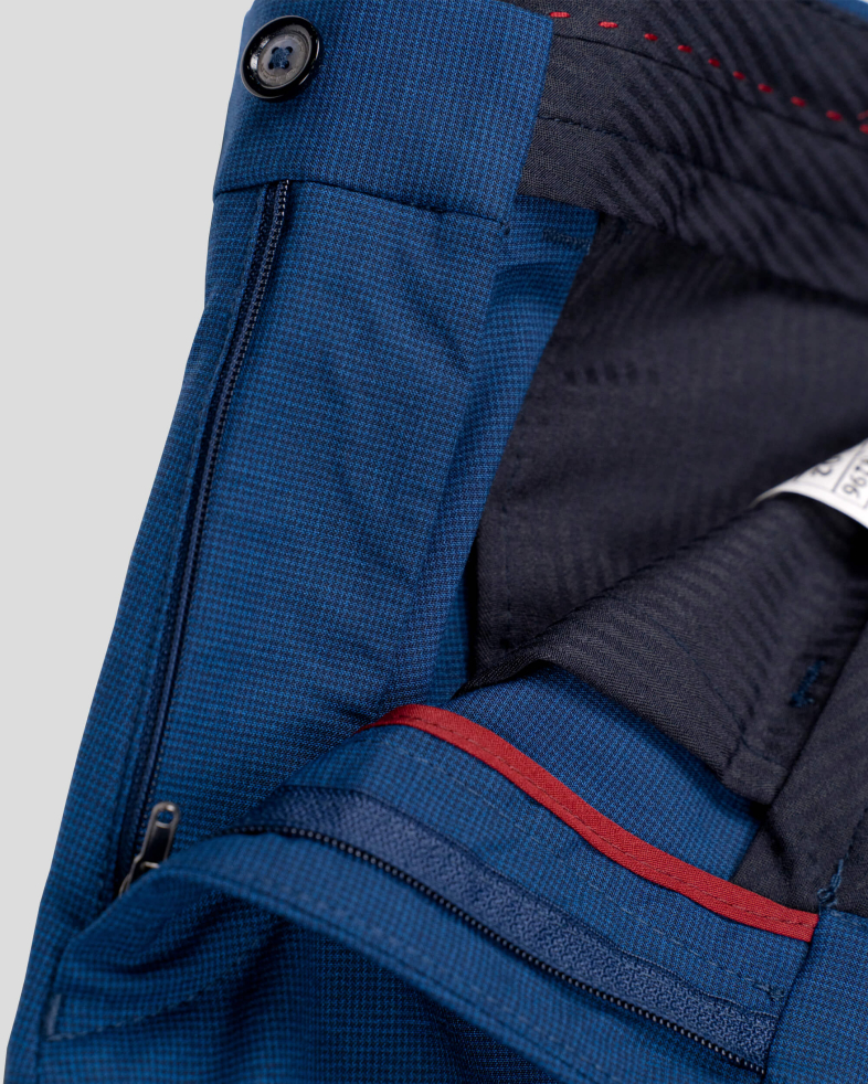 PANTALINI SLIM ALBASTRI IN CAROURI 210113088296-2 02