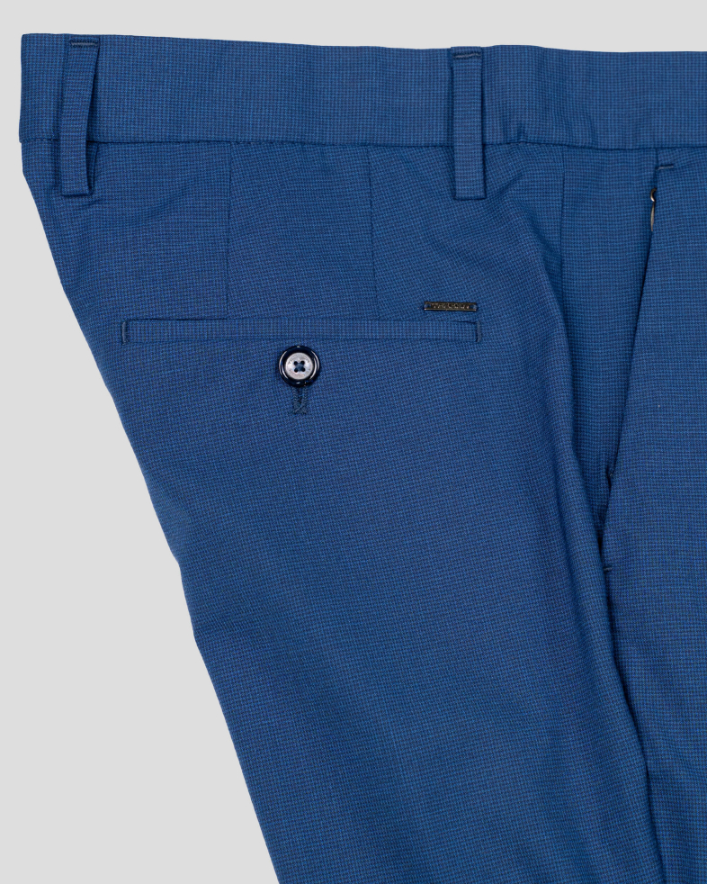 PANTALINI SLIM ALBASTRI IN CAROURI 210113088296-2 03