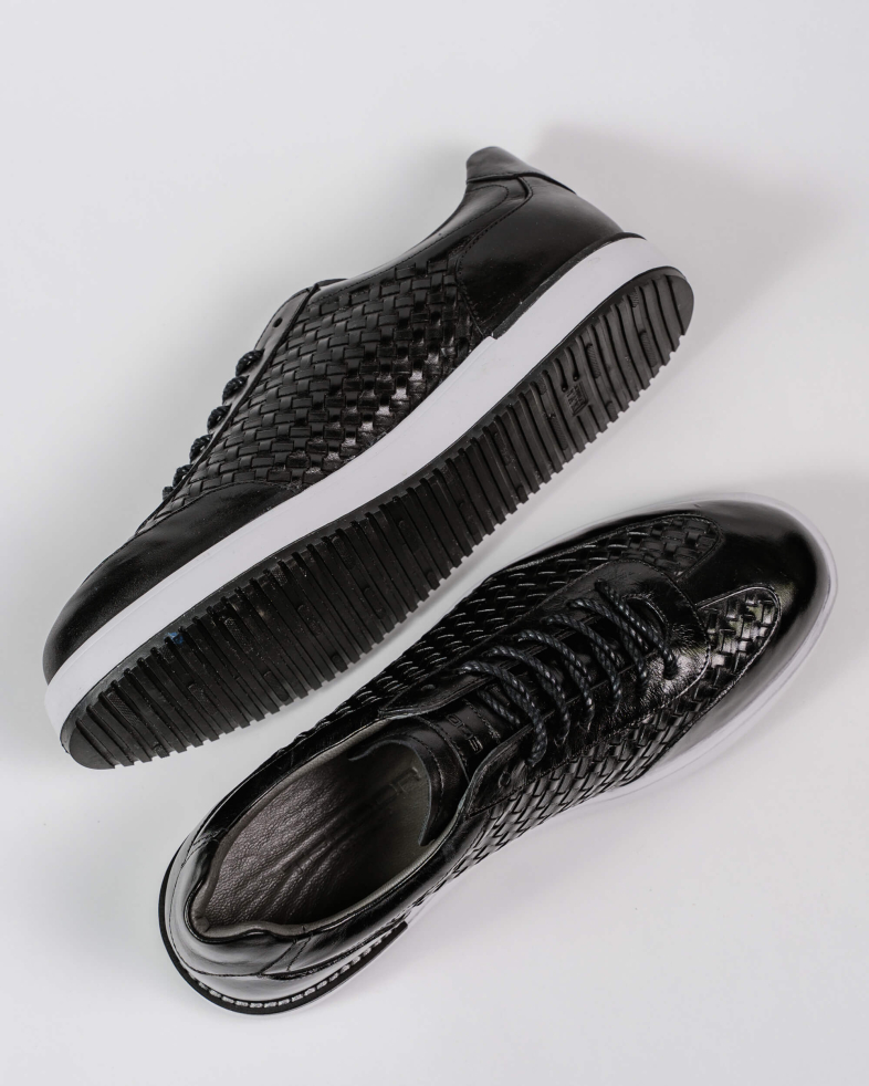 SNEAKERS NEGRI PIELE NATURALA 200146171903-1 05