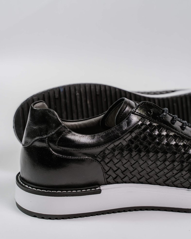 SNEAKERS NEGRI PIELE NATURALA 200146171903-1 06