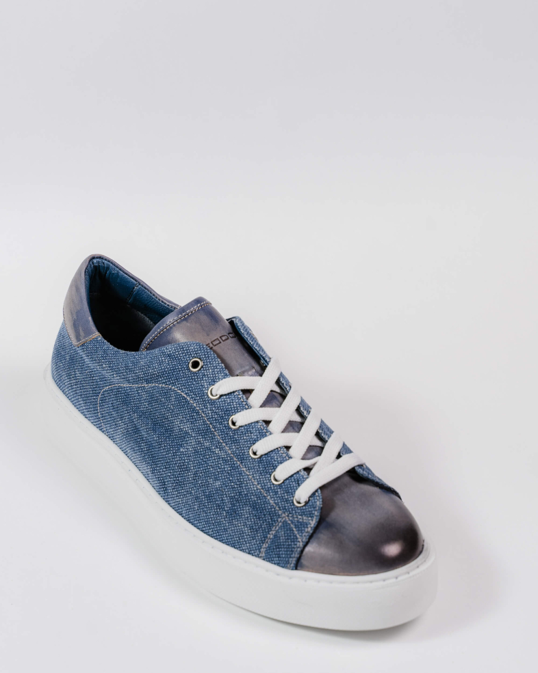 SNEAKERS ALBASTRI PIELE NATURALA SI TEXTIL 200146171902-1 02