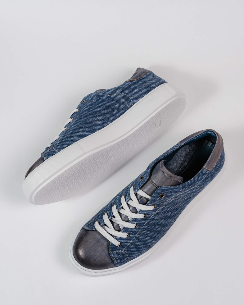 SNEAKERS ALBASTRI PIELE NATURALA SI TEXTIL 200146171902-1 05