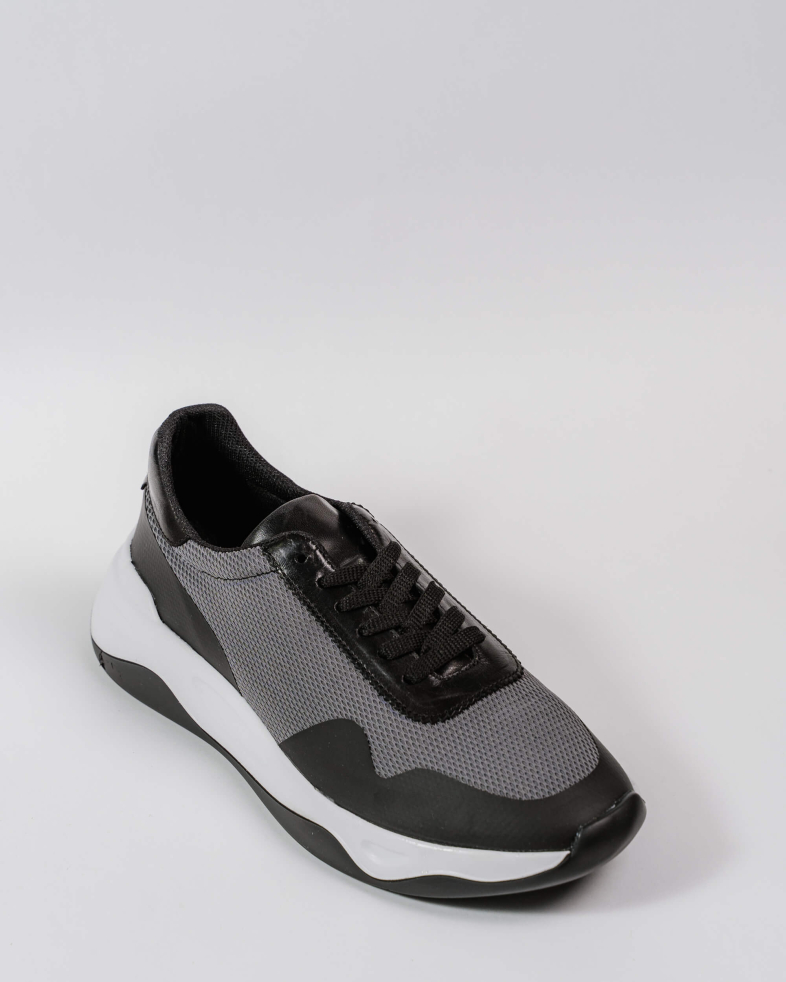 SNEAKERS NEGRI PIELE NATURALA SI TEXTIL 200146171905-1 02