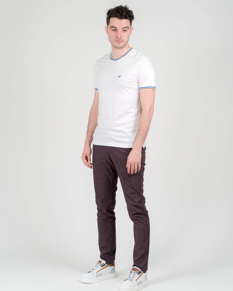 PANTALONI SLIM BORDO 210113088285-4 01