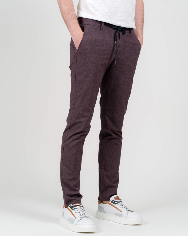 PANTALONI SLIM BORDO 210113088285-4 02