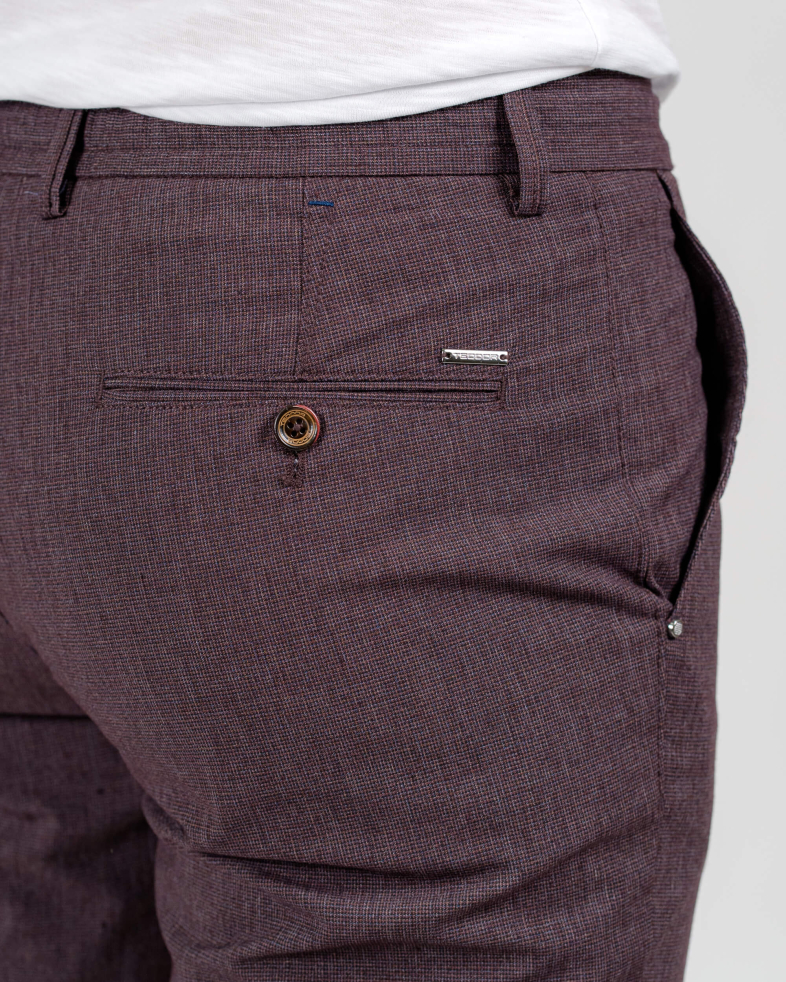 PANTALONI SLIM BORDO 210113088285-4 04
