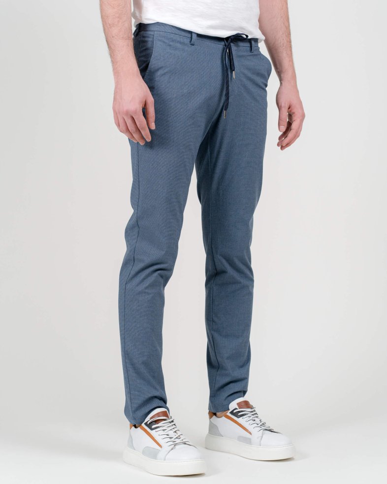 PANTALONI SLIM ALBASTRI 210113088285-2 02