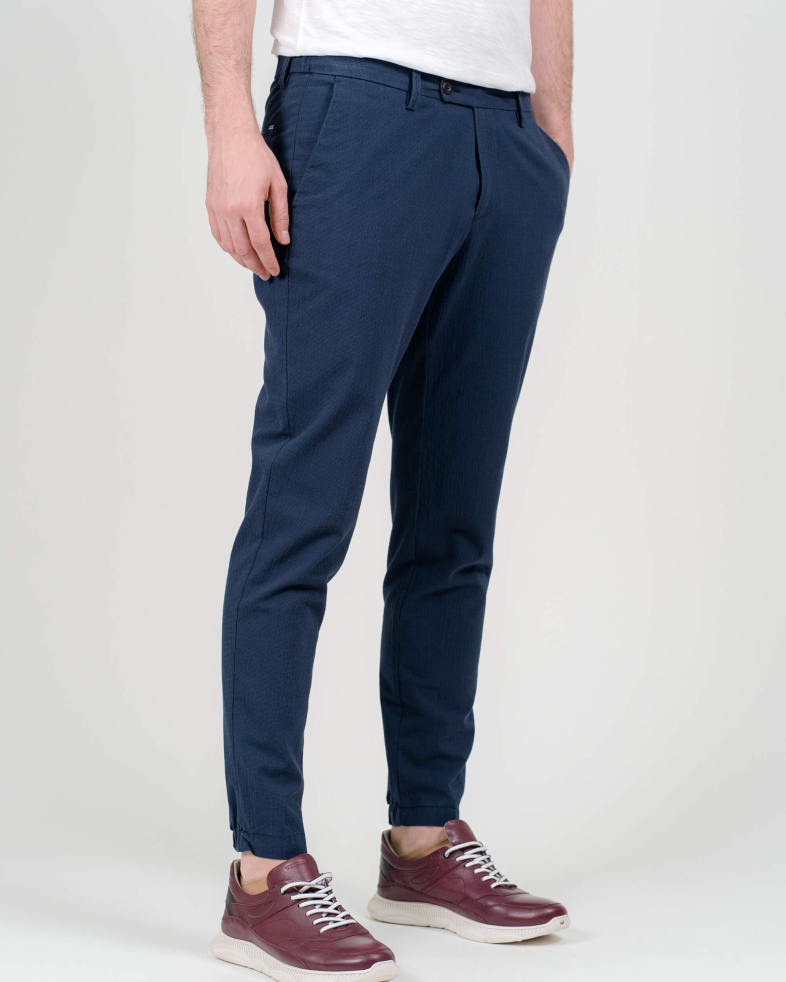 PANTALONI BLEUMARIN CU STRUCTURI 210113088286-1 05