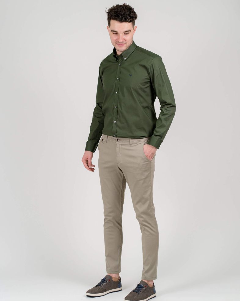 PANTALONI SLIM BEJ 210113088281-3 04