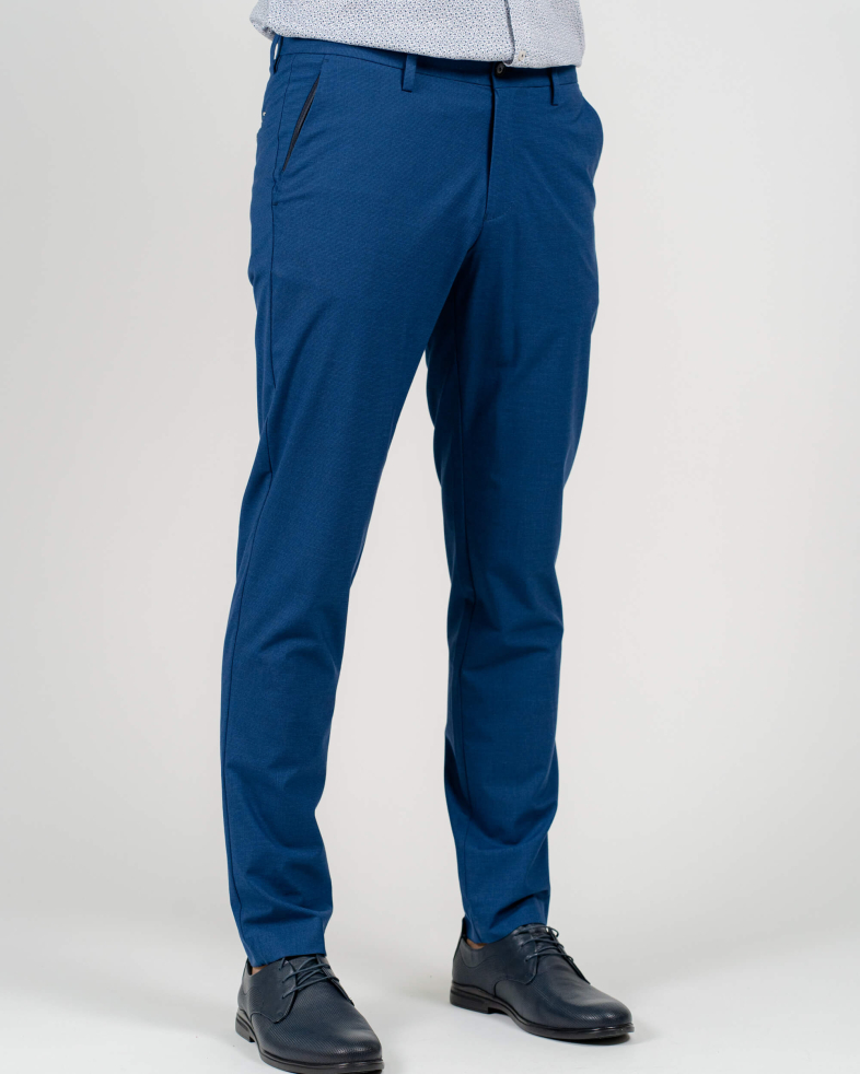 PANTALINI SLIM ALBASTRI IN CAROURI 210113088296-2 05