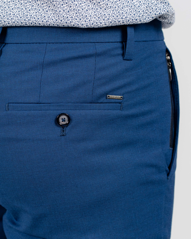 PANTALINI SLIM ALBASTRI IN CAROURI 210113088296-2 07
