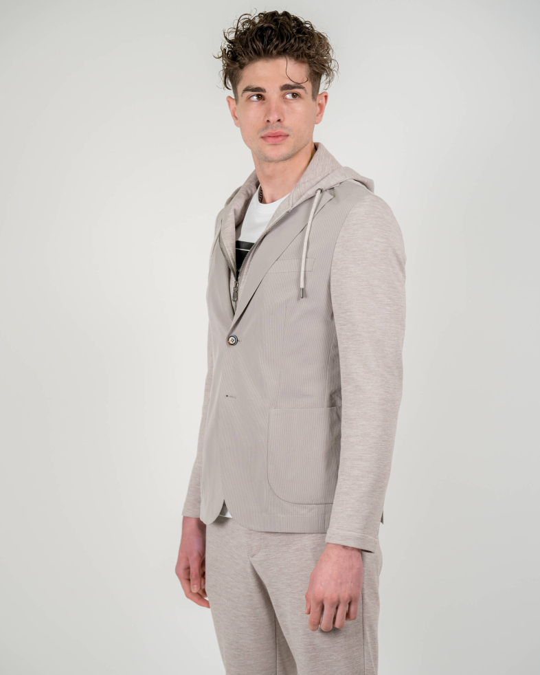 SACOU BEJ SPORT ELEGANT CU GLUGA 220116222107-3 03
