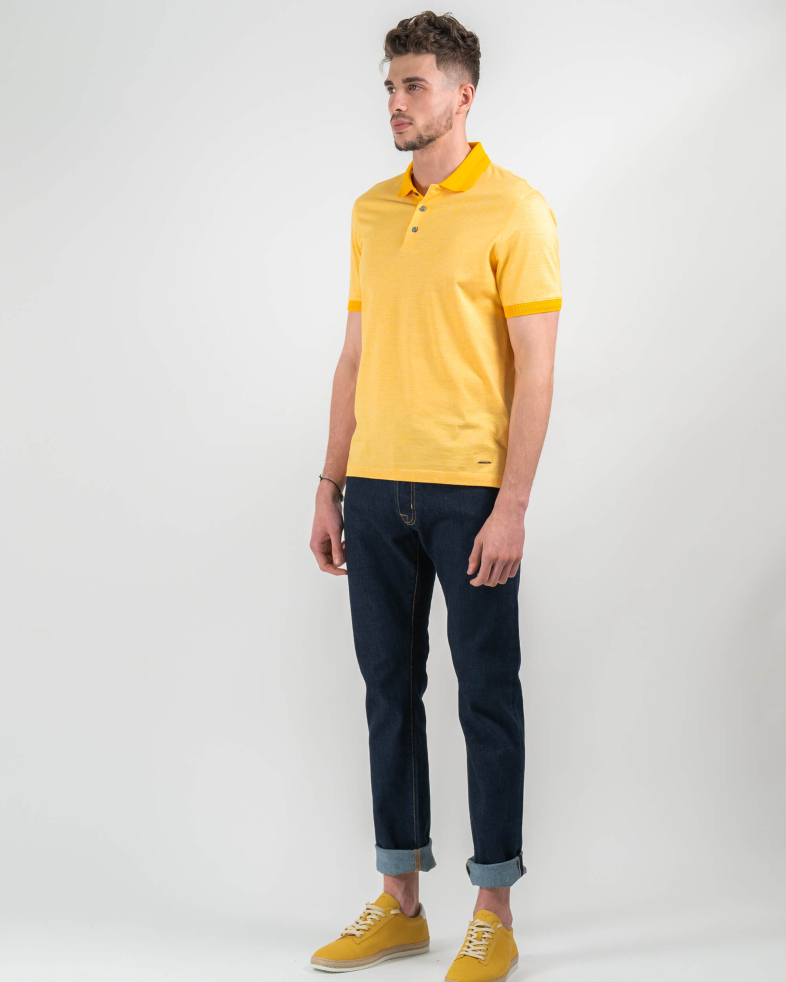 TRICOU POLO SLIM GALBEN 220110131569-4 04