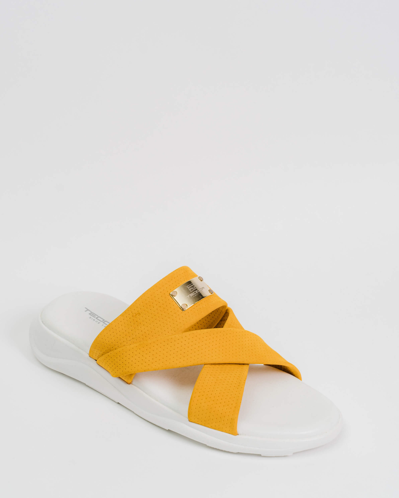 PAPUCI GALBENI PIELE INTOARSA 200137171910-4 02