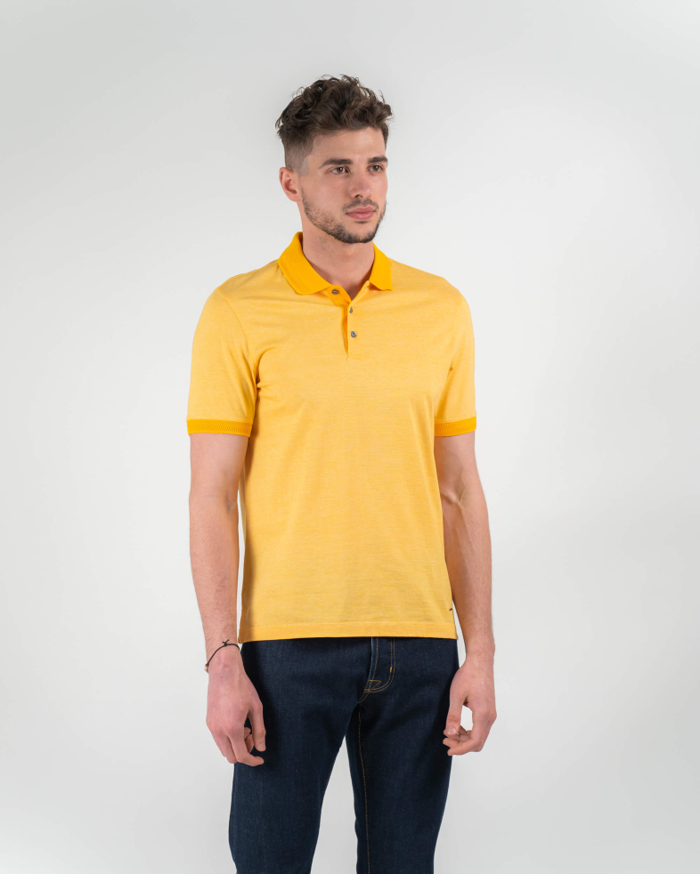 TRICOU POLO SLIM GALBEN 220110131569-4 05