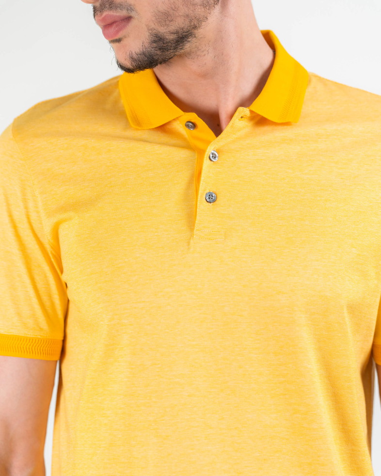 TRICOU POLO SLIM GALBEN 220110131569-4 06