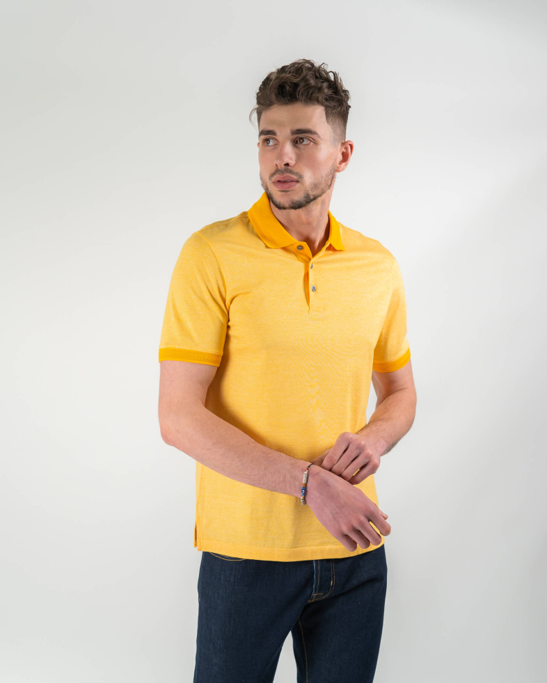 TRICOU POLO SLIM GALBEN 220110131569-4 08