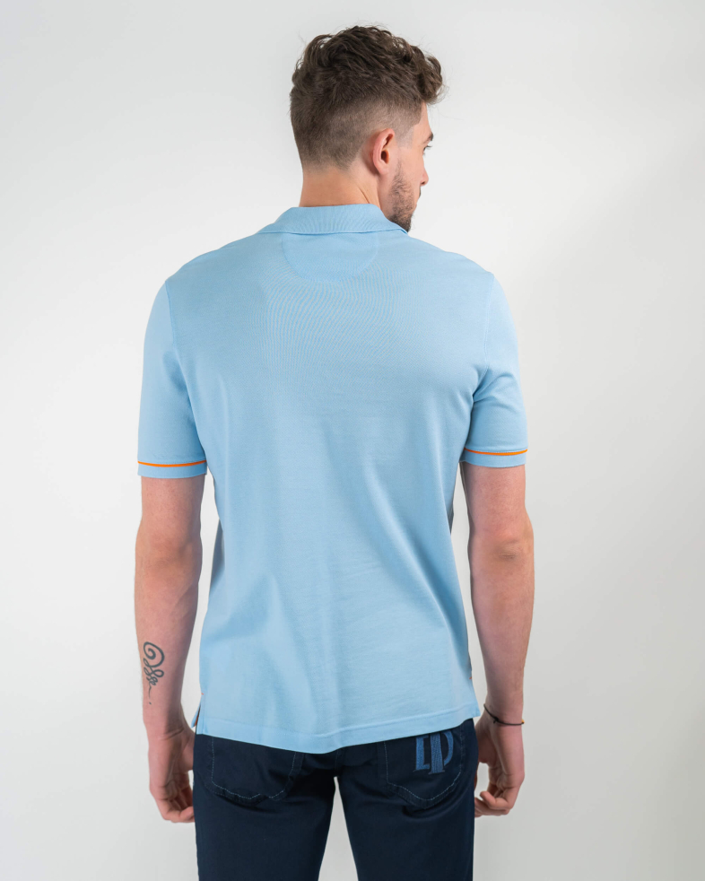 TRICOU POLO SLIM BLEU 220110131573-4 010