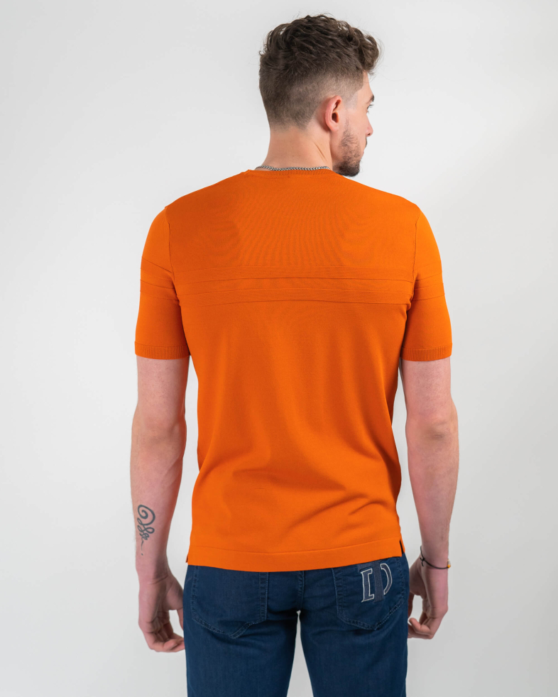 TRICOU PORTOCALIU PRINT GEOMETRIC 220116131540-4 09