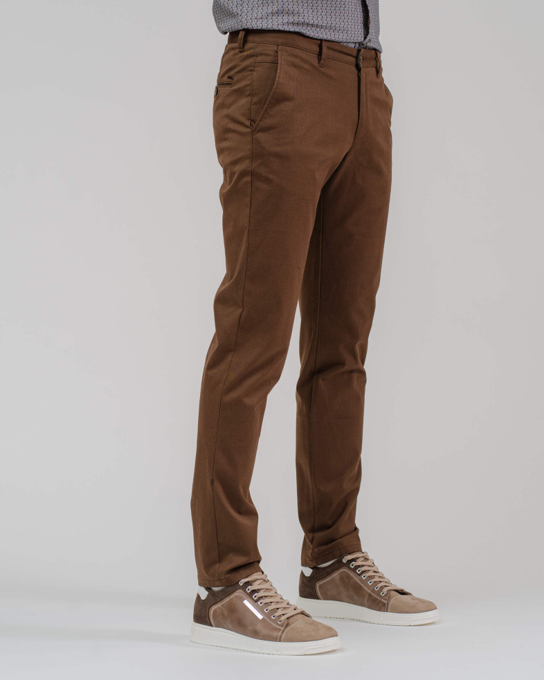 PANTALON RAIAT DIN BUMBAC CULOAREA MARO 200213088263-3 02